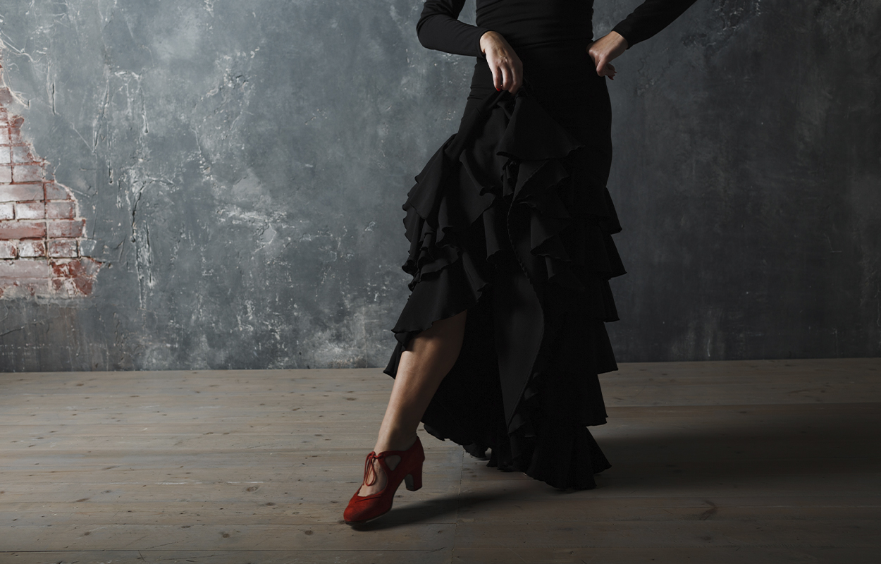 FLAMENCO UD PAA DANSEGULVET